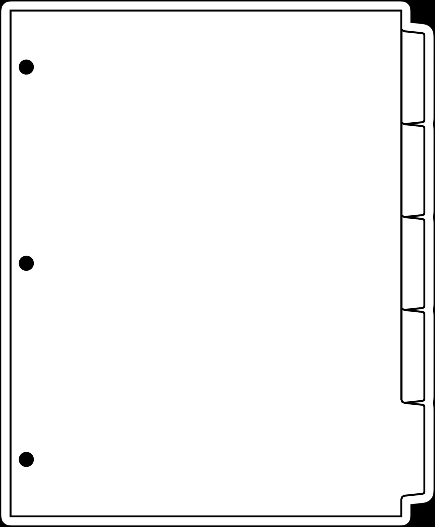 Mylar Reinforced Index Tabs