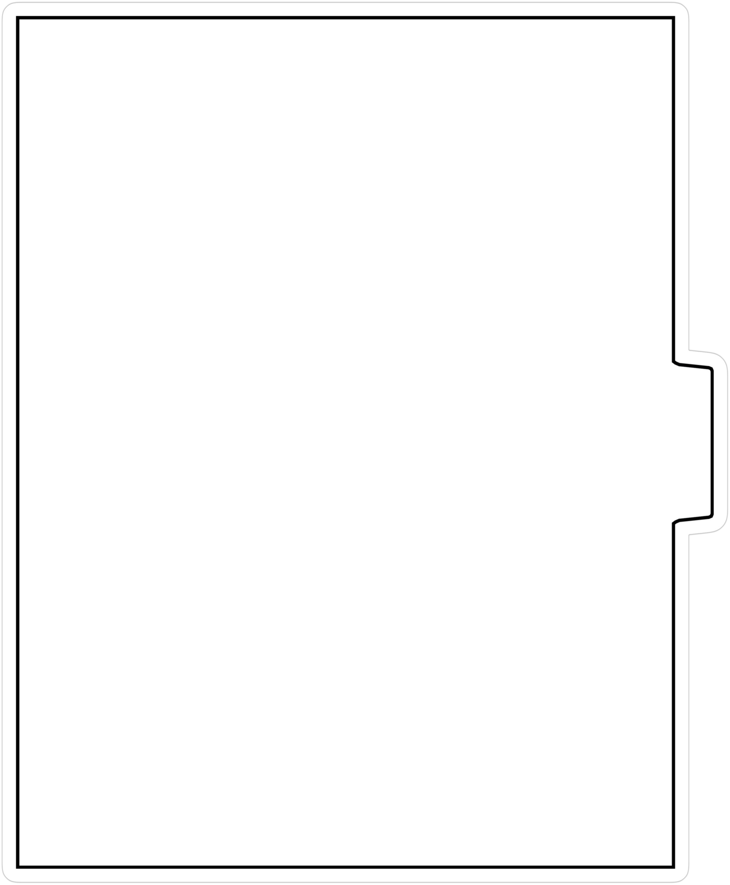 DocuCopy 3273 Laminated Index Tabs 90 Lb. Paper 1/5 Cut Uncollated Position 3 No Holes