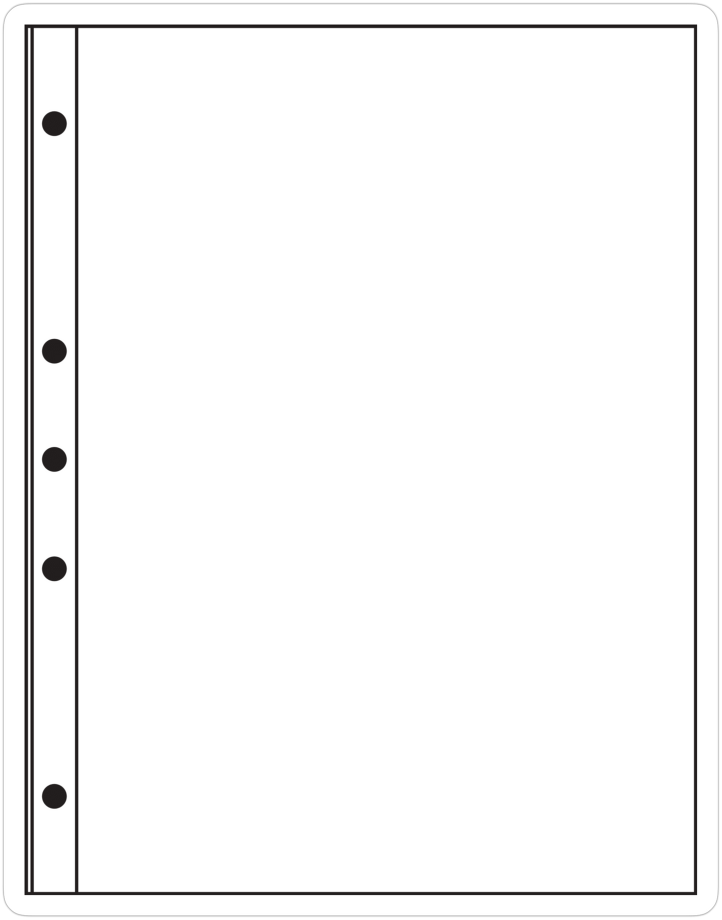 DocuCopy 7505 Reinforced Multipurpose Copy Paper 20 lb. 8.5" x 11" 5 Holes