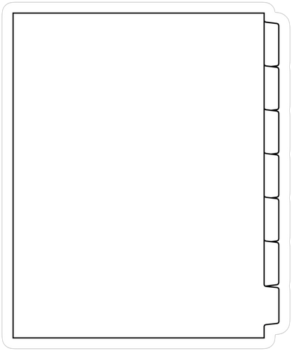 DocuCopy 199800703 Index Tabs 90 Lb. Paper 1/7 Cut Reverse Collated No Holes
